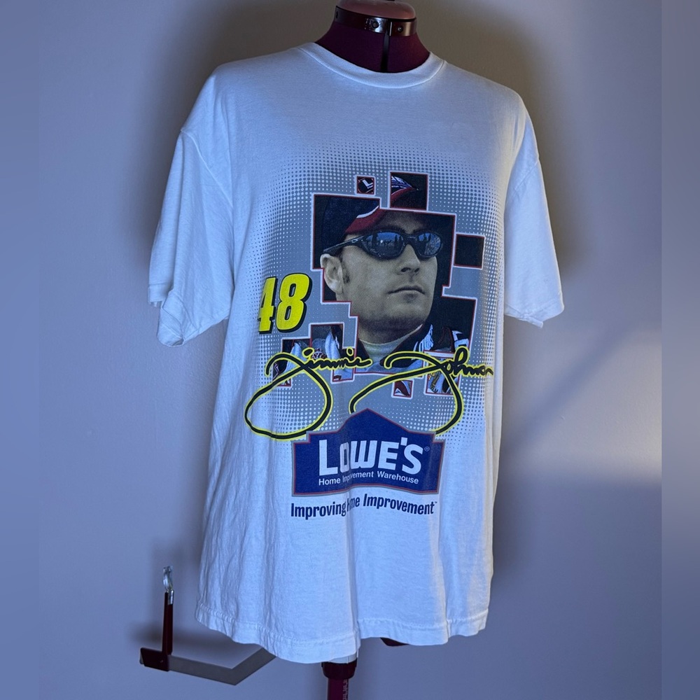 vintage 2002 Jimmie Johnson #48 NASCAR t-shirt
